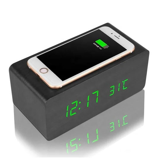 Bluetooth Alarm Clock With 3D Stereo Surround Speaker