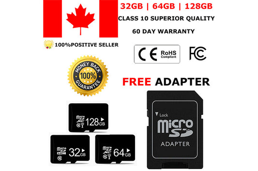 32GB 64GB 128GB Micro SD Card TF Flash Memory