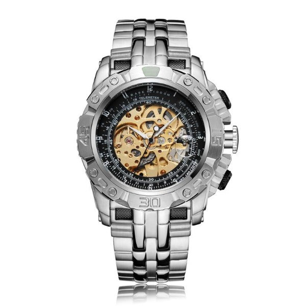 Men's Automatic Mechanical Skeleton Sport Watch TYPE C3