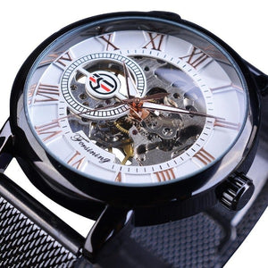 Forsining skeleton clearance watch