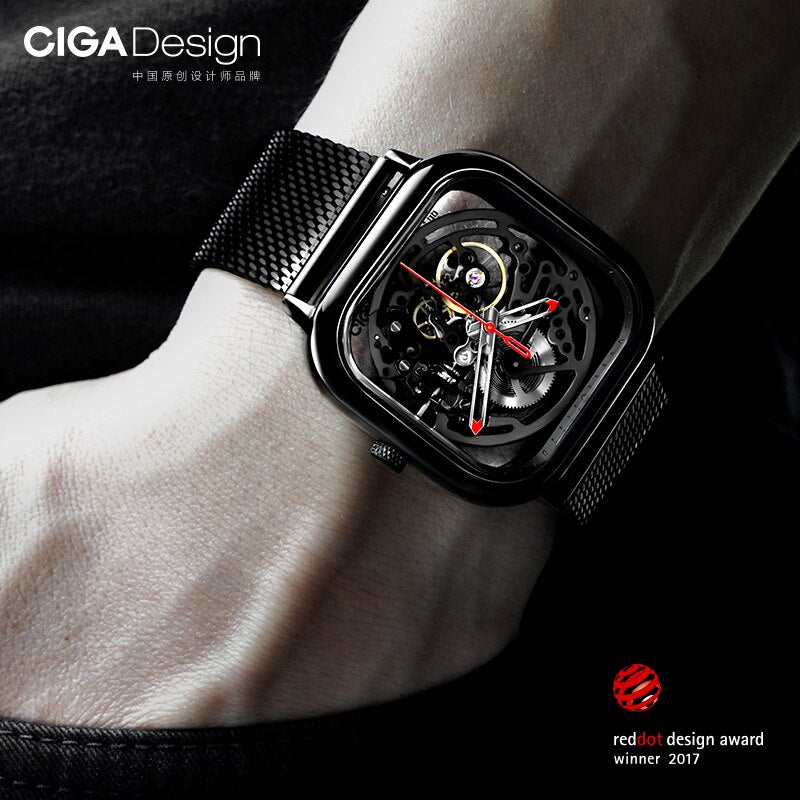 Time For All Kinds - CIGA DESIGN Unisex Automatic Mechanical Skeleton