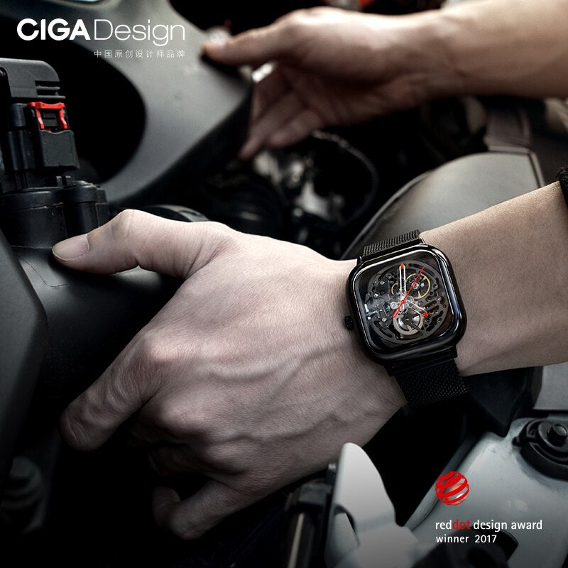 Time For All Kinds - CIGA DESIGN Unisex Automatic Mechanical Skeleton