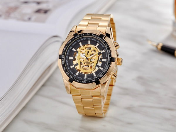 Men's Automatic Mechanical Skeleton Sport Watch TYPE A2